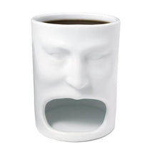 Load image into Gallery viewer, Funny ceramic face mug