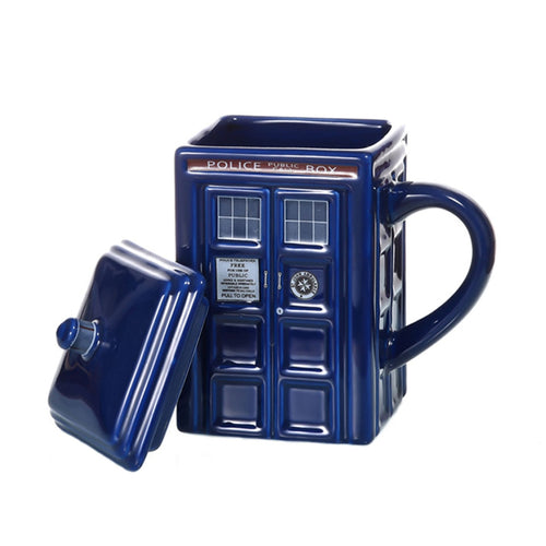 Doctor Who Tardis Police Box Ceramic Mug Cup