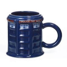 Load image into Gallery viewer, Doctor Who Tardis Police Box Ceramic Mug Cup